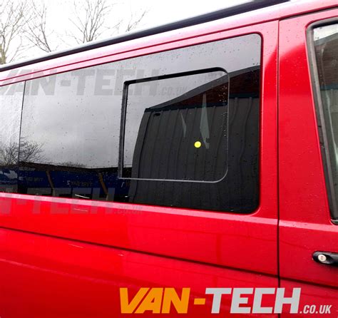 Vw T5 T51 Privacy Glass Tinted Windows 1 X Drivers Slider 1 X Fixed Passengers Van Tech