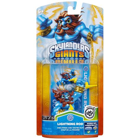 LIGHTNING ROD SKYLANDERS GIANTS ACTION FIGURE "ONE STRIKE & YOUR OUT ...