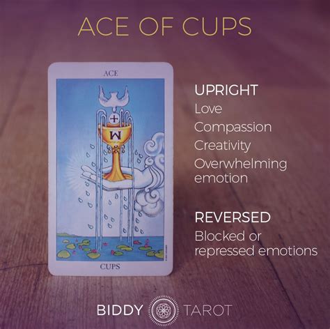 Suit Of Cups Tarot Card Meanings Biddy Tarot