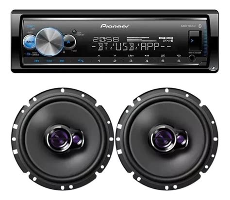 Som Pioneer Mvh X Br Bluetooth Sa Da Sub Falantes Pol