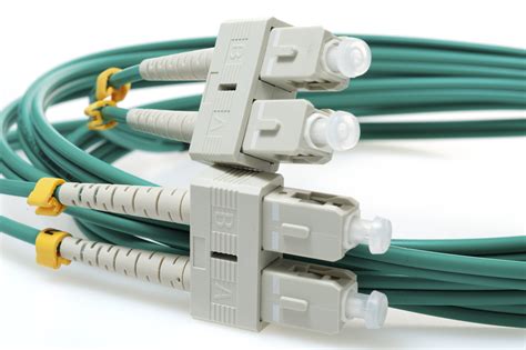 Green Sc To Sc M Duplex Multimode Fiber Optic Cable