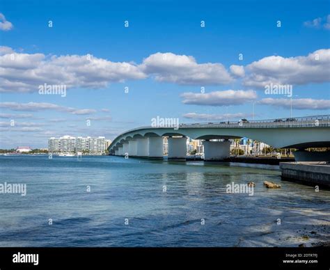 John Ringling Bridge over Sarasota Bay in Sarasota Florida USA Stock ...