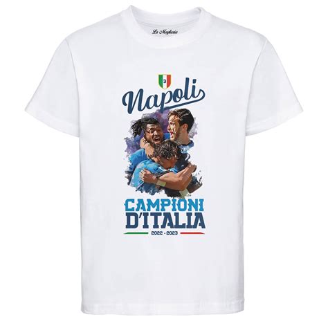 Maglietta Scudetto Napoli Campione Ditalia 2022 2023 V2 Maglieria