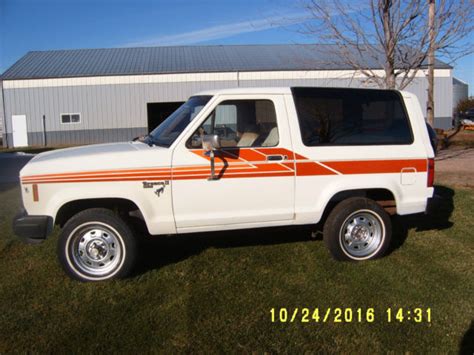 1984 Ford Bronco Ii Xlt Sport Utility 2 Door 2 8l Classic Ford Bronco Ii 1984 For Sale