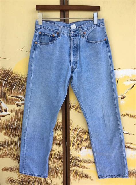 Levis 501 Light Wash 31x29 90s Levi Jeans 1990s Vtg Etsy Levi