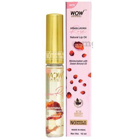 WOW Skin Science Himalayan Rose Natural Lip Oil Buy Bottle Of 10 Ml