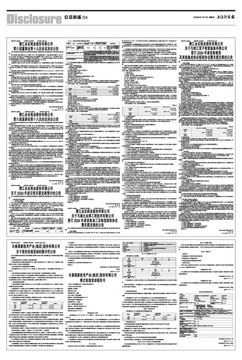 2024年01月12日 第24版：信息披露 上海证券报