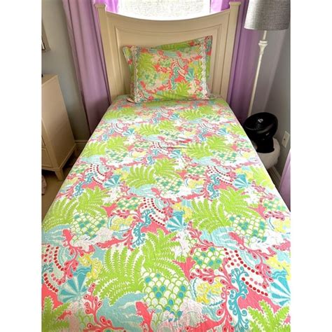 Lilly Pulitzer Bedding Lilly Pulitzer Checking In Gecko Garnet Hill