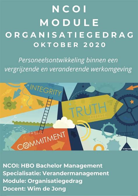 Ncoi Module Gedrag In Organisaties Geslaagd Voorbeeld Oktober