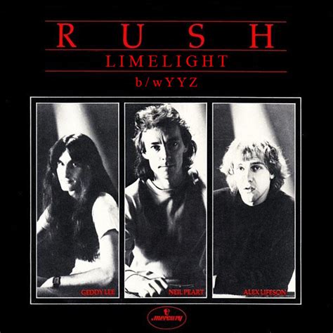 Rush Singles: Limelight b/w YYZ 45RPM Vinyl - Liner Notes, Lyrics, and ...