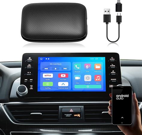 CARABC Adaptador inalámbrico CarPlay con Netflix adaptador 2023 The