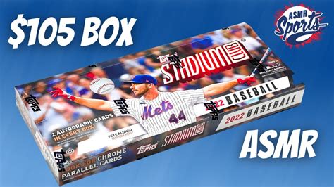 Asmr Stadium Club Baseball Hobby Box Whispering Gum Chewing