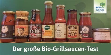 Der große Bio Grillsaucen Test BUND Naturschutz Kreisgruppe München