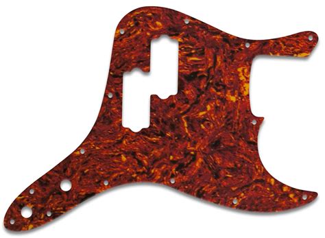 Wd Music Products Fender® Mark Hoppus® Jazz Bass® Pickguard Laminated Tortoise Shell