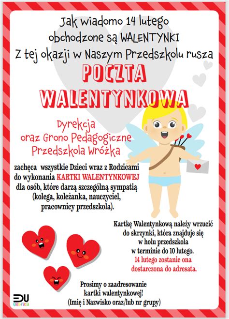 Poczta Walentynkowa Gminne Przedszkole Wr Ka W Bia Ych B Otach