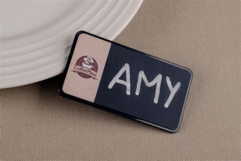 Chalkboard Name Badges Impressions