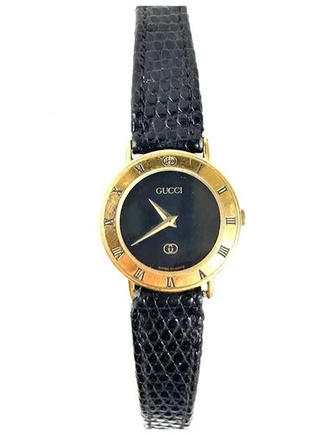 Gucci 3000l 18k Gold Plated Watch Gucci Vintage 1990s Gold Plated Ruby Lane