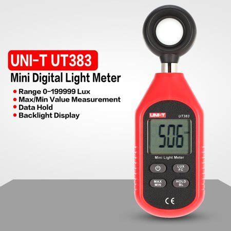 UT383 Light Meter Lux UNI T Nicos Fotsios LTD