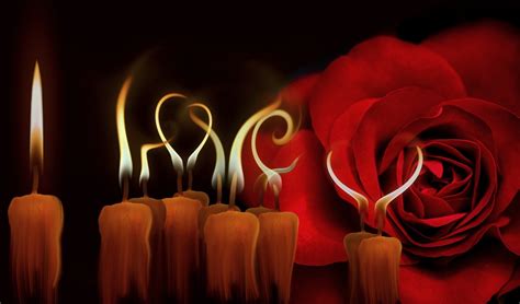 Candles Rose Love Free Photo On Pixabay Pixabay