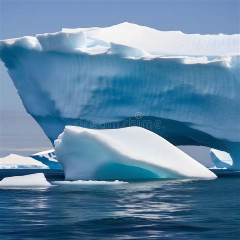 Large Icebergs Ai Generatet Stock Image Image Of Dangerous Arctic