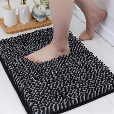 Cosy Homeer 17x24 Microfiber Chenille Bath Rugs Soft Absorbent