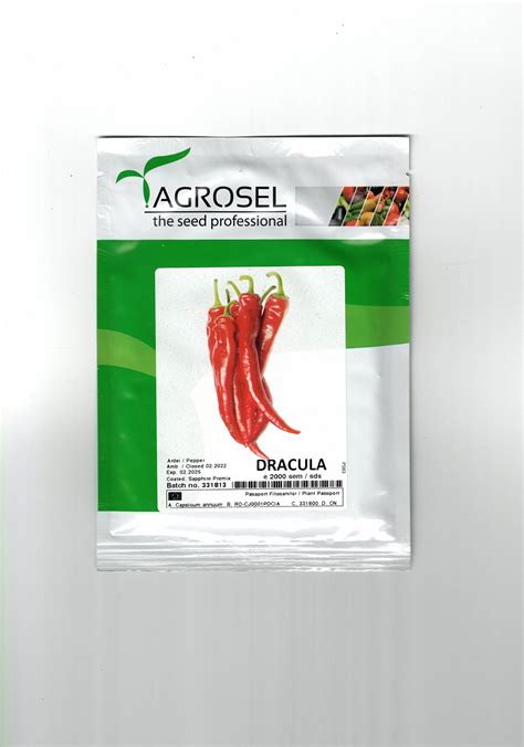 Seminte Ardei Iute Dracula 2000 Seminte Agrosel SolarLegume Ro