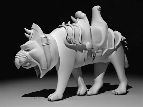 Battle Cat 1 0 Std Mat 3d Model 3d Printable Cgtrader