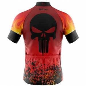 Camisa Ciclismo Justiceiro Punisher Magma Masculina MANGA LONGA