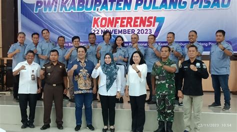 Juandi Nahkodai PWI Pulang Pisau Masa Bakti 2023 2026 Nusaborneo