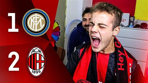 IBRACADABRAAAAAAA INTER 1 2 MILAN REACTION GOL TIFOSO