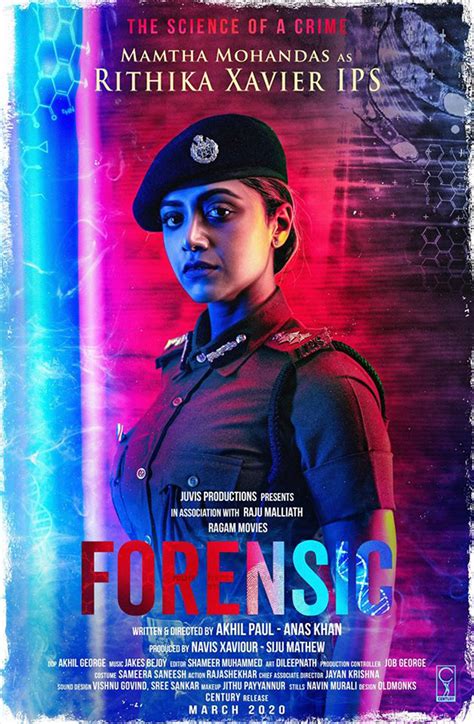 Mamta Mohandas as Rithika Xavier IPS in Forensic