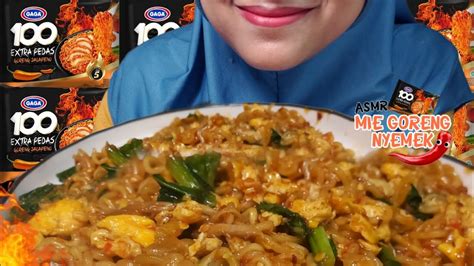 Asmr Mukbang Mie Nyemek Gaga Xtra Pedas Goreng Jalapeno