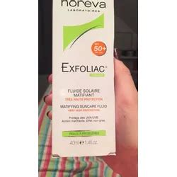 Noreva Exfoliac Fluide Solaire Matifiant Spf