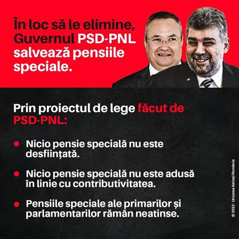 Laz R Ion Marian N Loc De Reforma Pensiilor Speciale Guvernul Psd