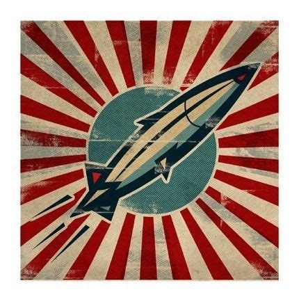 Retro Rocket Print | Etsy | Retro rocket, Retro art, Retro futurism