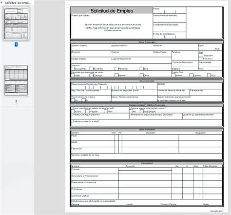 Descargar Solicitud De Empleo Para Imprimir Escuela The Best Porn Website
