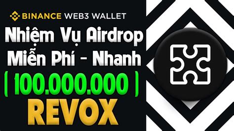 Cách làm Airdrop Miễn Phí mới ra Kiếm Tiền Online từ Dự án Revox