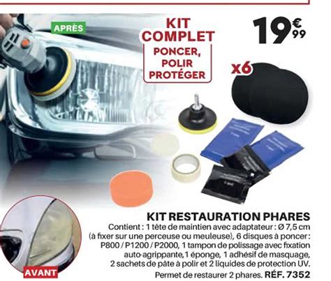 Promo Kit Restauration Phares Chez Shopix Icatalogue Fr