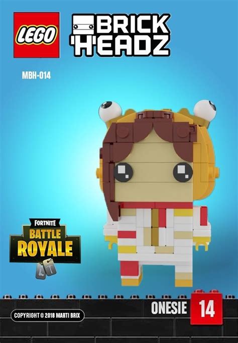 MartiBrix PDF ONLY LEGO Brickheadz Fortnite Beef Boss MOC Instructions ...