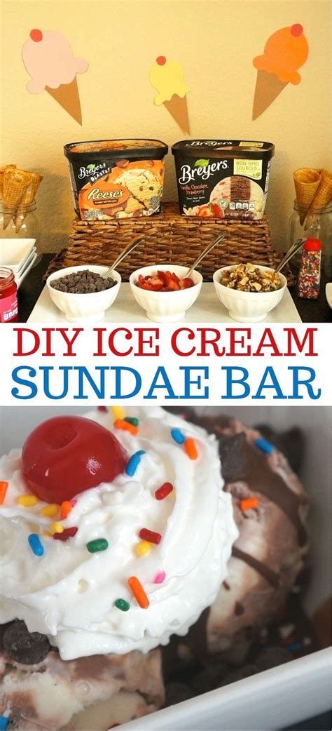 Beautiful Ice Cream Sundae Bar Ideas