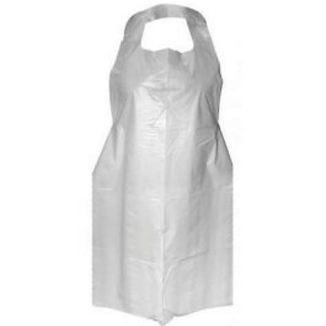 Flat Pack White Disposable Aprons Barrier Healthcare