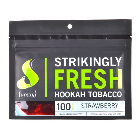 Fumari Hookah Tobacco Strawberry 100g Tobacco Stock