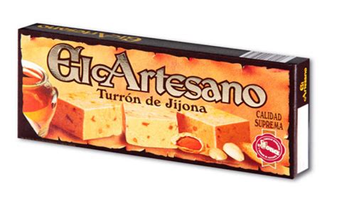 Caja de 28 unidades de Turrón de Jijona El Artesano 150g