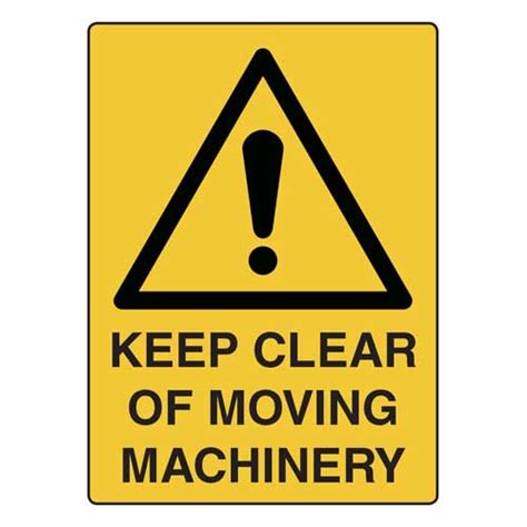 Keep Clear Of Moving Machinery Safety Signs Direct