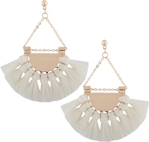 Download Women Tassels Crystal Hoop Dangle Long Tassel Drop Full Size Png Image Pngkit