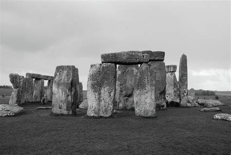 Stonehenge Black and White Photograph by Christopher Ryde