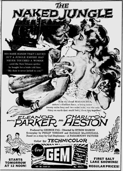 The Naked Jungle Page Charlton Heston Forums