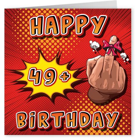 Cult Kitty Funny 50th Card Joke Happy Birthday Cards For Him