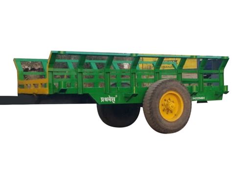 Mild Steel Tractor Driven Cart Size 15x4 5x7 Feet Capacity 6 Ton At