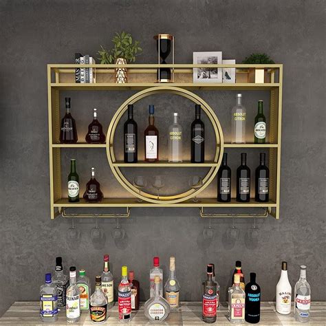 Amazon Wall Mounted Wine Rack Hanging Metal Round Wine Rack